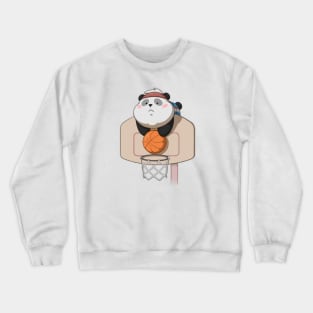 Basketball Panda Crewneck Sweatshirt